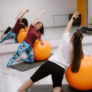 Фитбол и йога для беременных